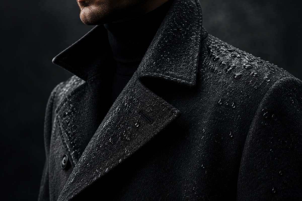 Dark Wool Overcoat