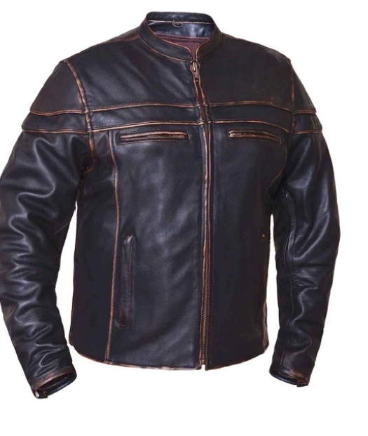 MOTORCYCLE COLORADO RUBOFF BROWN JACKET