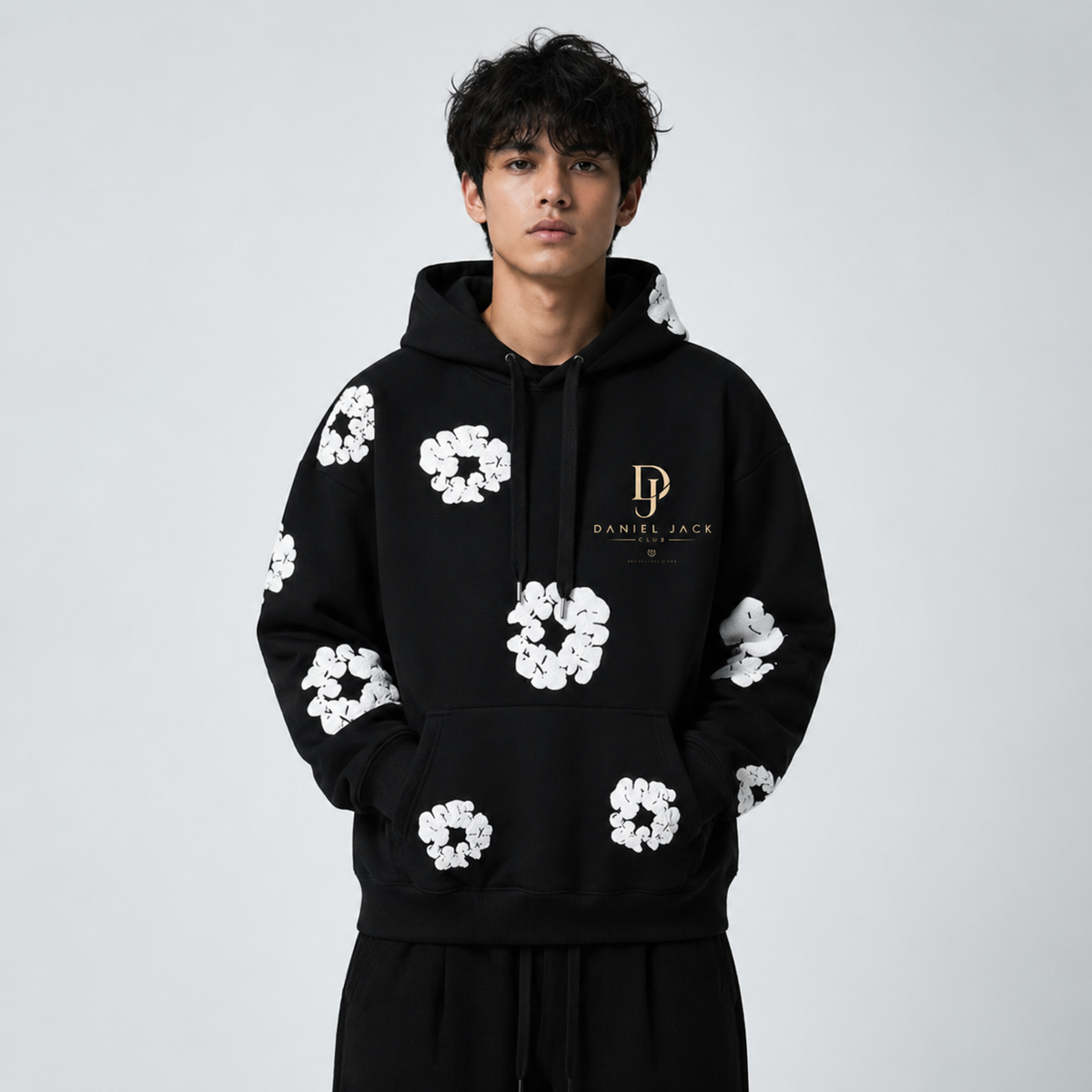 Midnight Bloom Hoodie
