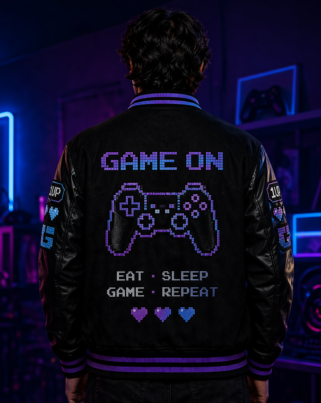 Game On – Premium Gaming Varsity Jacket - Orignal