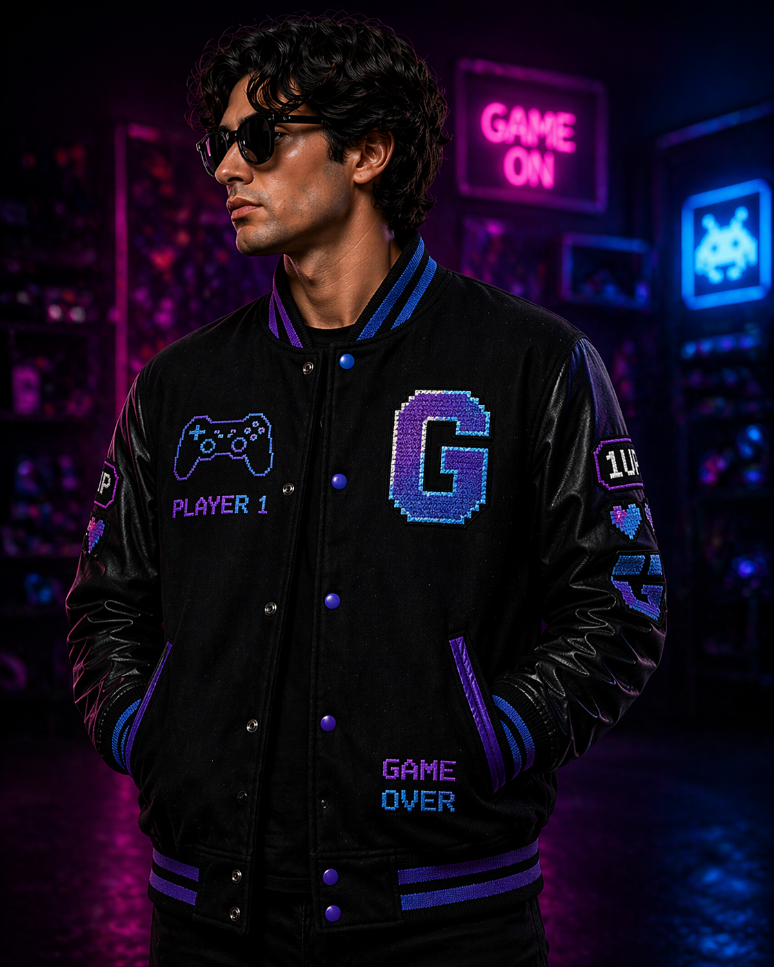 Game On – Premium Gaming Varsity Jacket - Orignal