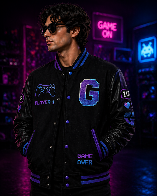 Game On – Premium Gaming Varsity Jacket - Orignal